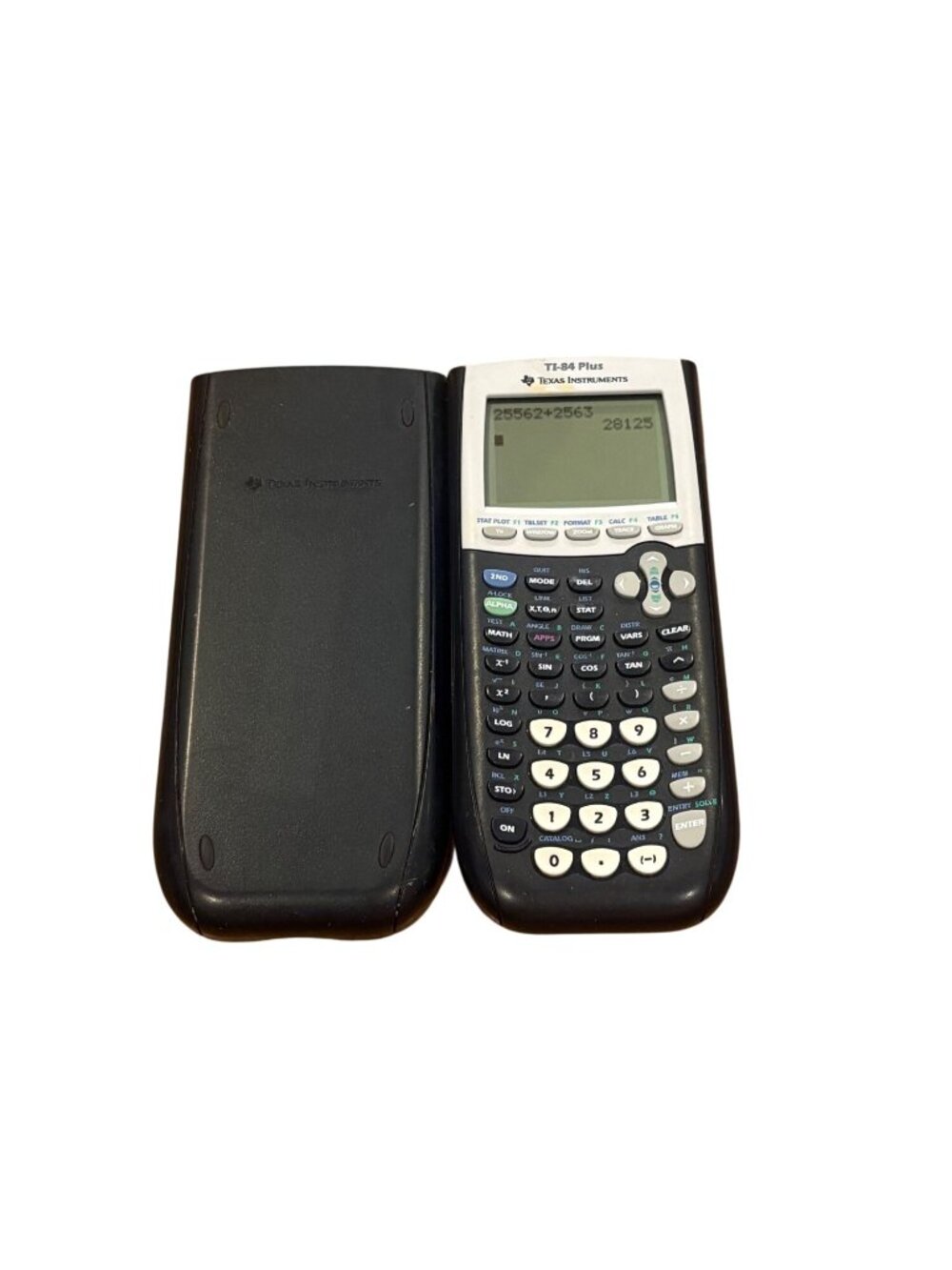 Texas Instruments TI-84 Plus Graphing Calculator Black Tested & Working